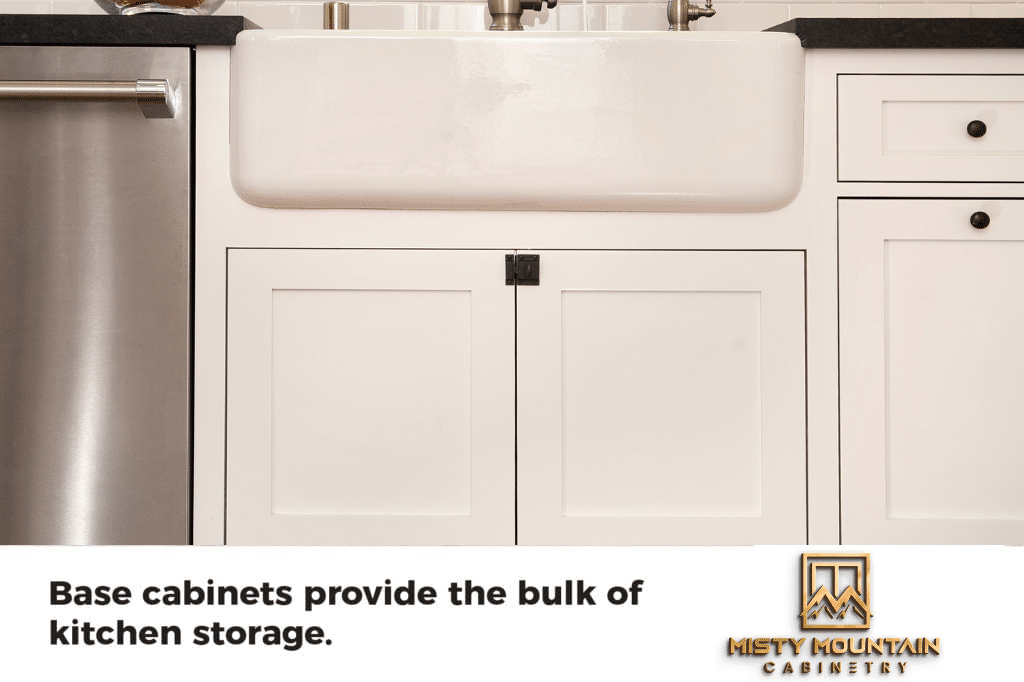 base cabinets provide the bulk of kitchen storage 1024x682 1 3 Types of Kitchen Cabinets (and how to maximize every inch of space in them)