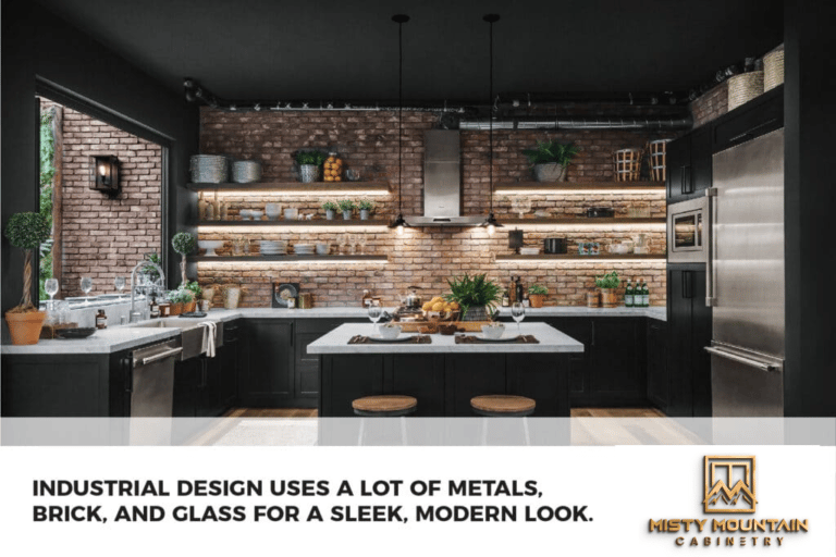 industrical kitchen design style 1024x682 1 Top 10 Popular Kitchen Styles (plus pictures of each)